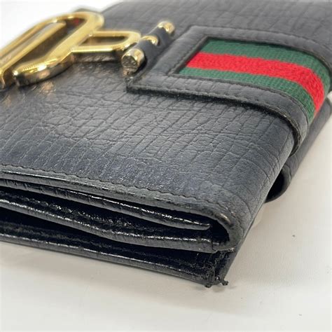 131848 gucci|GUCCI Folded Wallet Tri.